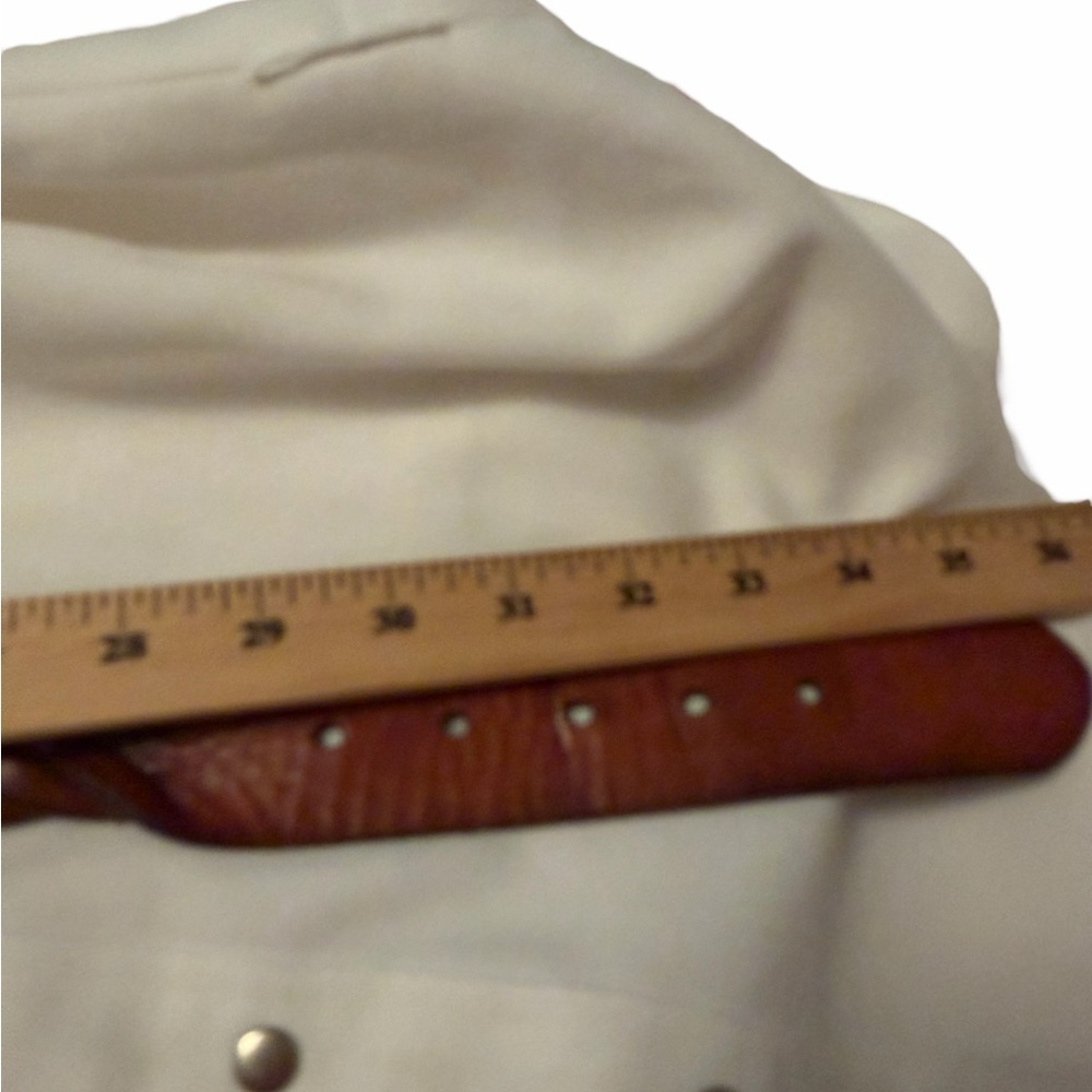 Vintage Sir James Maxi White Western-Style Button-Up Dress -Size 14/Large - Picture 14 of 16